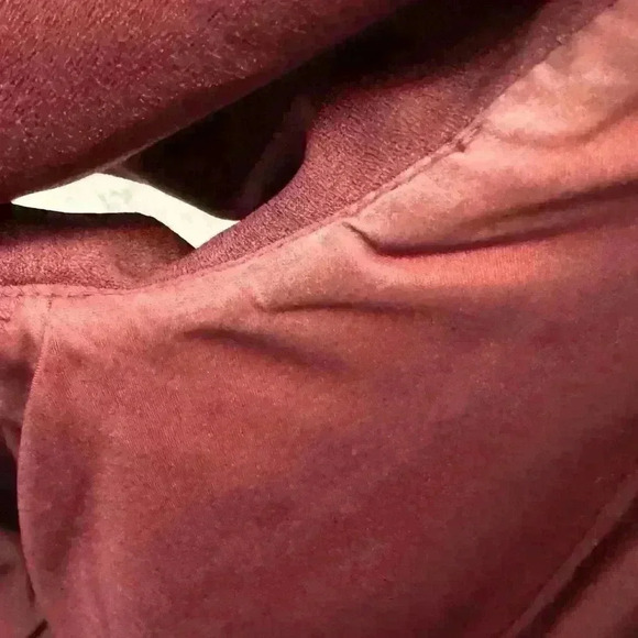 Amsale Eden Dress Size 6 In Ruby (Burgundy Red Shade) Bridesmaid BHLDN Maxi - Picture 12 of 13